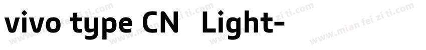 vivo type CN简 Light字体转换